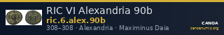 RIC VI Alexandria 90b — CANOA