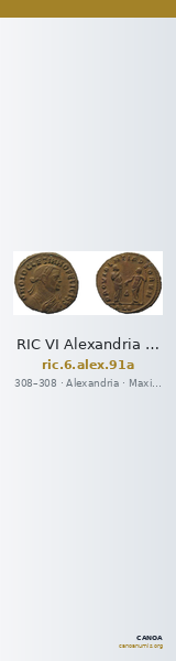 RIC VI Alexandria 91a — CANOA