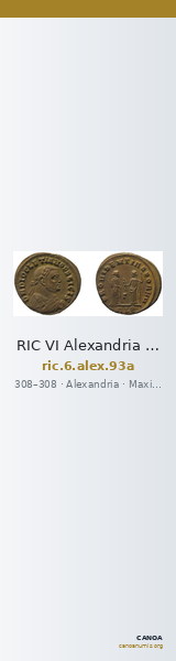 RIC VI Alexandria 93a — CANOA