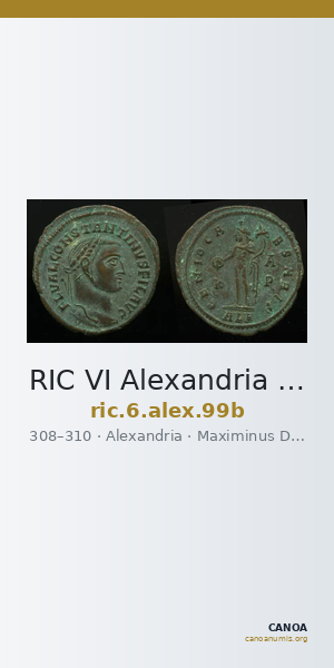 RIC VI Alexandria 99b — CANOA