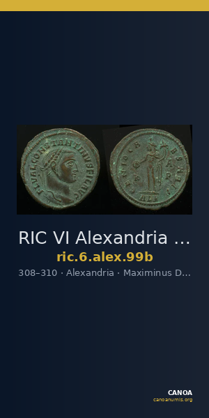 RIC VI Alexandria 99b — CANOA
