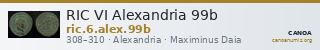 RIC VI Alexandria 99b — CANOA
