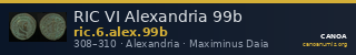 RIC VI Alexandria 99b — CANOA