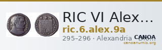 RIC VI Alexandria 9a — CANOA