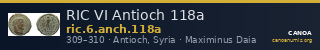 RIC VI Antioch 118a — CANOA