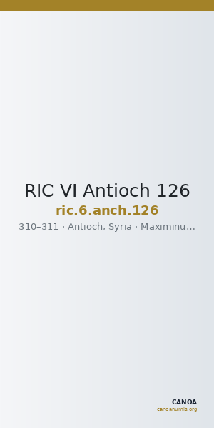 RIC VI Antioch 126 — CANOA