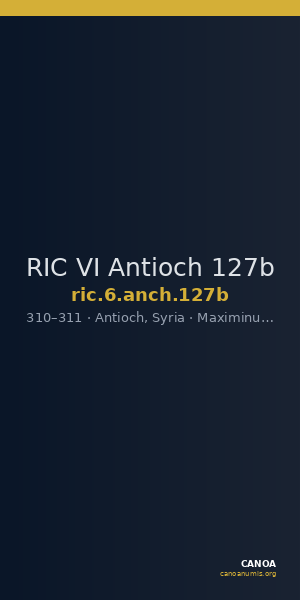 RIC VI Antioch 127b — CANOA