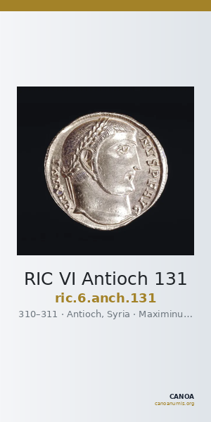 RIC VI Antioch 131 — CANOA