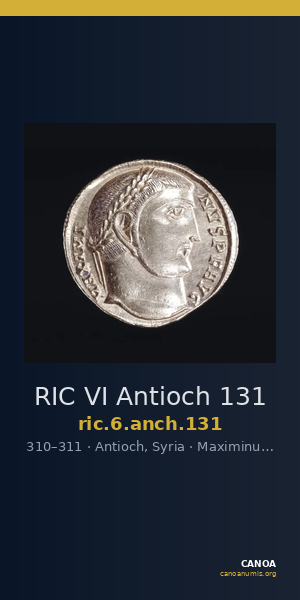 RIC VI Antioch 131 — CANOA