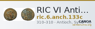 RIC VI Antioch 133c — CANOA