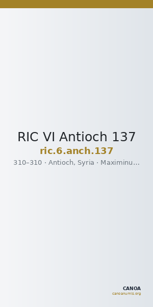 RIC VI Antioch 137 — CANOA