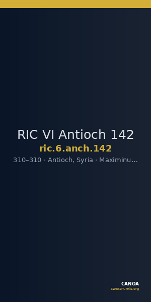 RIC VI Antioch 142 — CANOA
