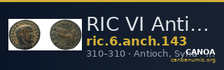 RIC VI Antioch 143 — CANOA