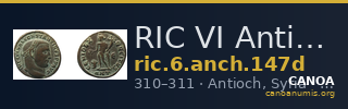 RIC VI Antioch 147d — CANOA