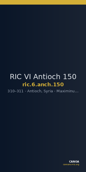 RIC VI Antioch 150 — CANOA