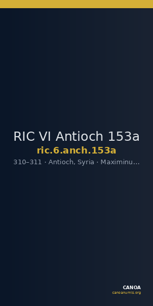 RIC VI Antioch 153a — CANOA