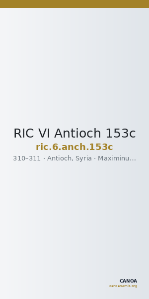 RIC VI Antioch 153c — CANOA