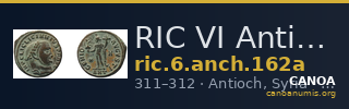 RIC VI Antioch 162a — CANOA