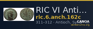 RIC VI Antioch 162c — CANOA