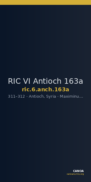 RIC VI Antioch 163a — CANOA