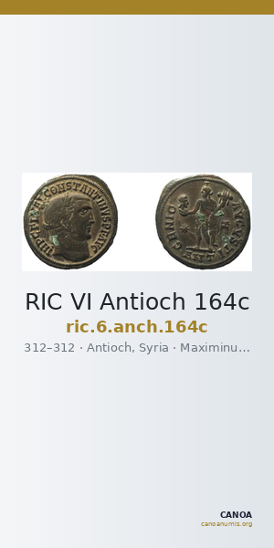 RIC VI Antioch 164c — CANOA