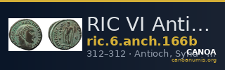 RIC VI Antioch 166b — CANOA