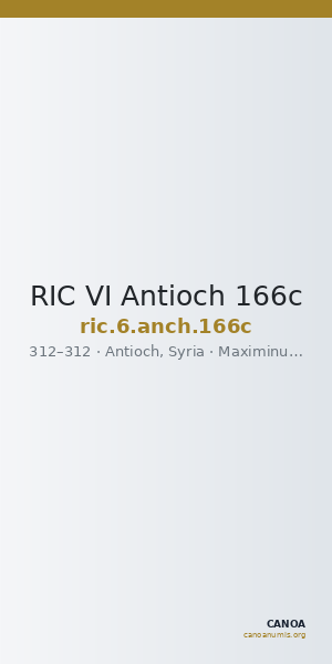 RIC VI Antioch 166c — CANOA