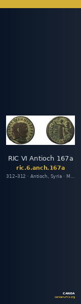 RIC VI Antioch 167a — CANOA