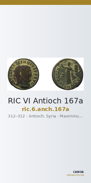 RIC VI Antioch 167a — CANOA