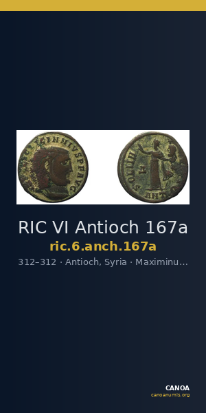 RIC VI Antioch 167a — CANOA