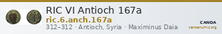RIC VI Antioch 167a — CANOA