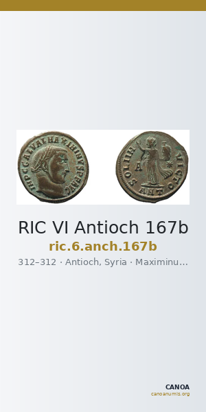 RIC VI Antioch 167b — CANOA