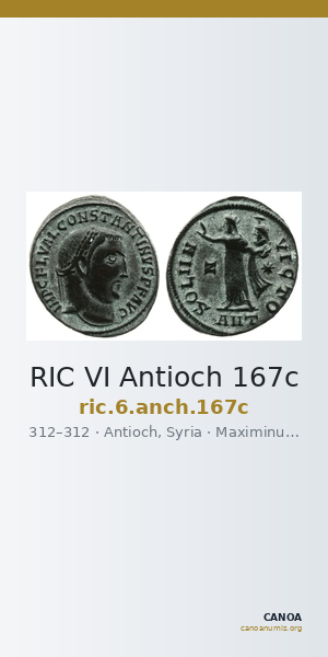 RIC VI Antioch 167c — CANOA