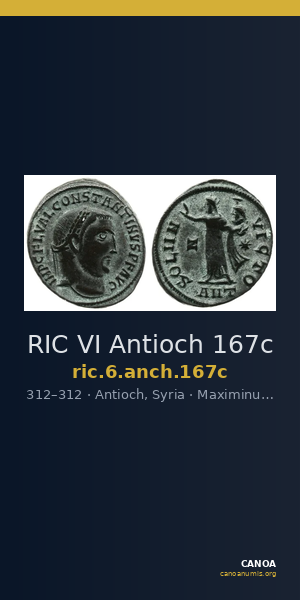 RIC VI Antioch 167c — CANOA