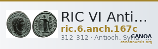 RIC VI Antioch 167c — CANOA