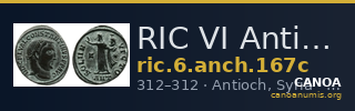 RIC VI Antioch 167c — CANOA