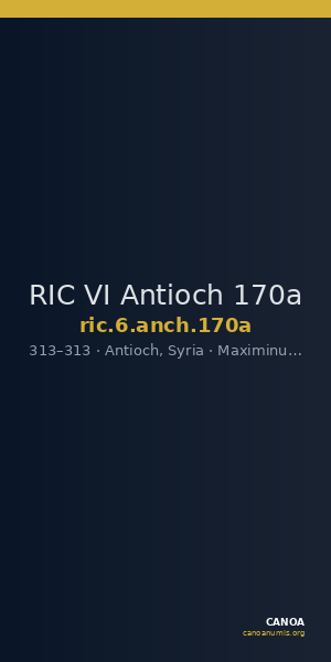 RIC VI Antioch 170a — CANOA