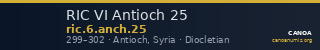 RIC VI Antioch 25 — CANOA