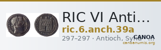 RIC VI Antioch 39a — CANOA