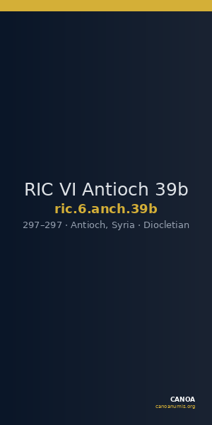 RIC VI Antioch 39b — CANOA