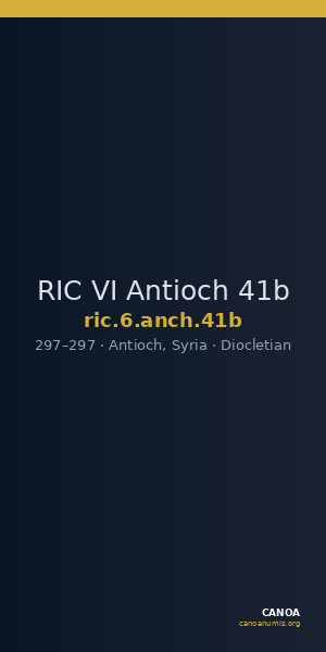 RIC VI Antioch 41b — CANOA