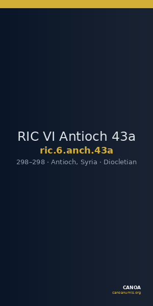 RIC VI Antioch 43a — CANOA