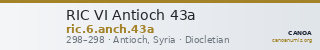 RIC VI Antioch 43a — CANOA