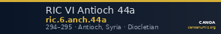 RIC VI Antioch 44a — CANOA