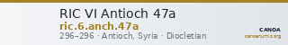 RIC VI Antioch 47a — CANOA