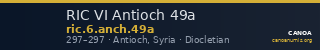 RIC VI Antioch 49a — CANOA