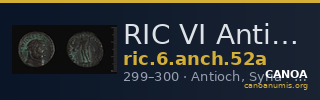 RIC VI Antioch 52a — CANOA