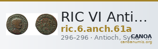RIC VI Antioch 61a — CANOA