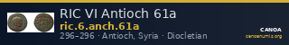 RIC VI Antioch 61a — CANOA