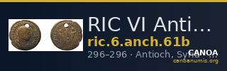 RIC VI Antioch 61b — CANOA